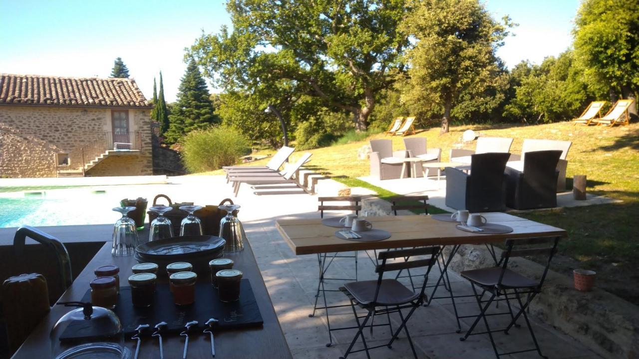 La Ferme Les Eybrachas Hotel Reauville Bagian luar foto